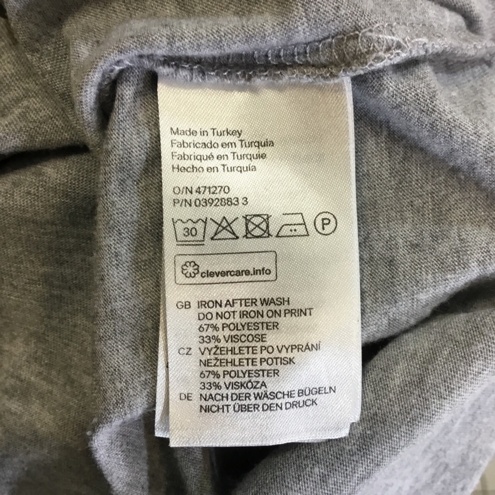 Divided H&M Gray Crop Top Junior - Picture 4 of 6